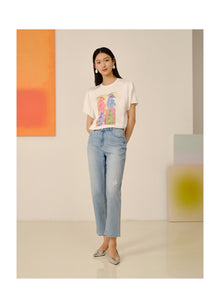 Crepe T-shirt | White