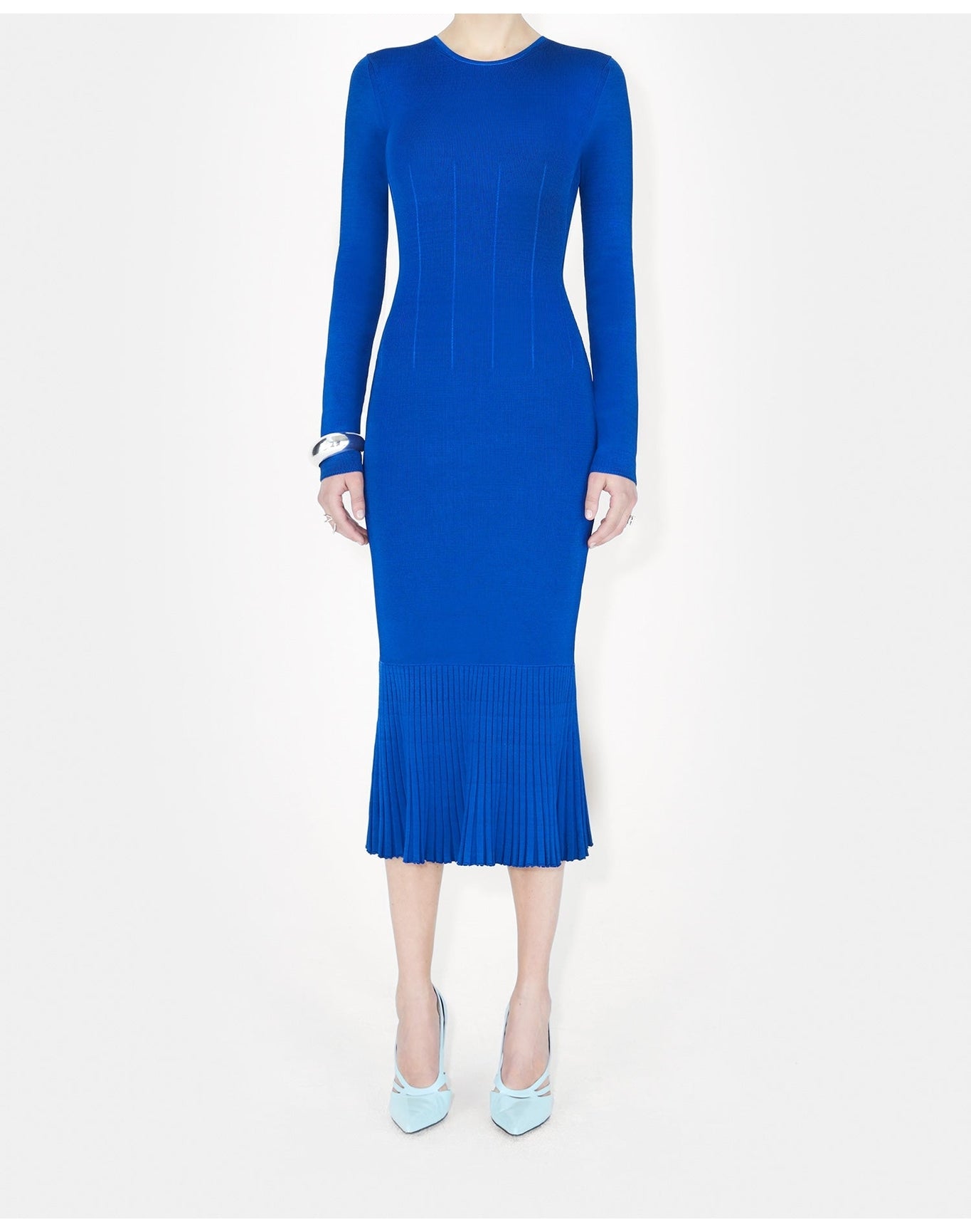 Crew Neck Atalanta Dress | Ocean