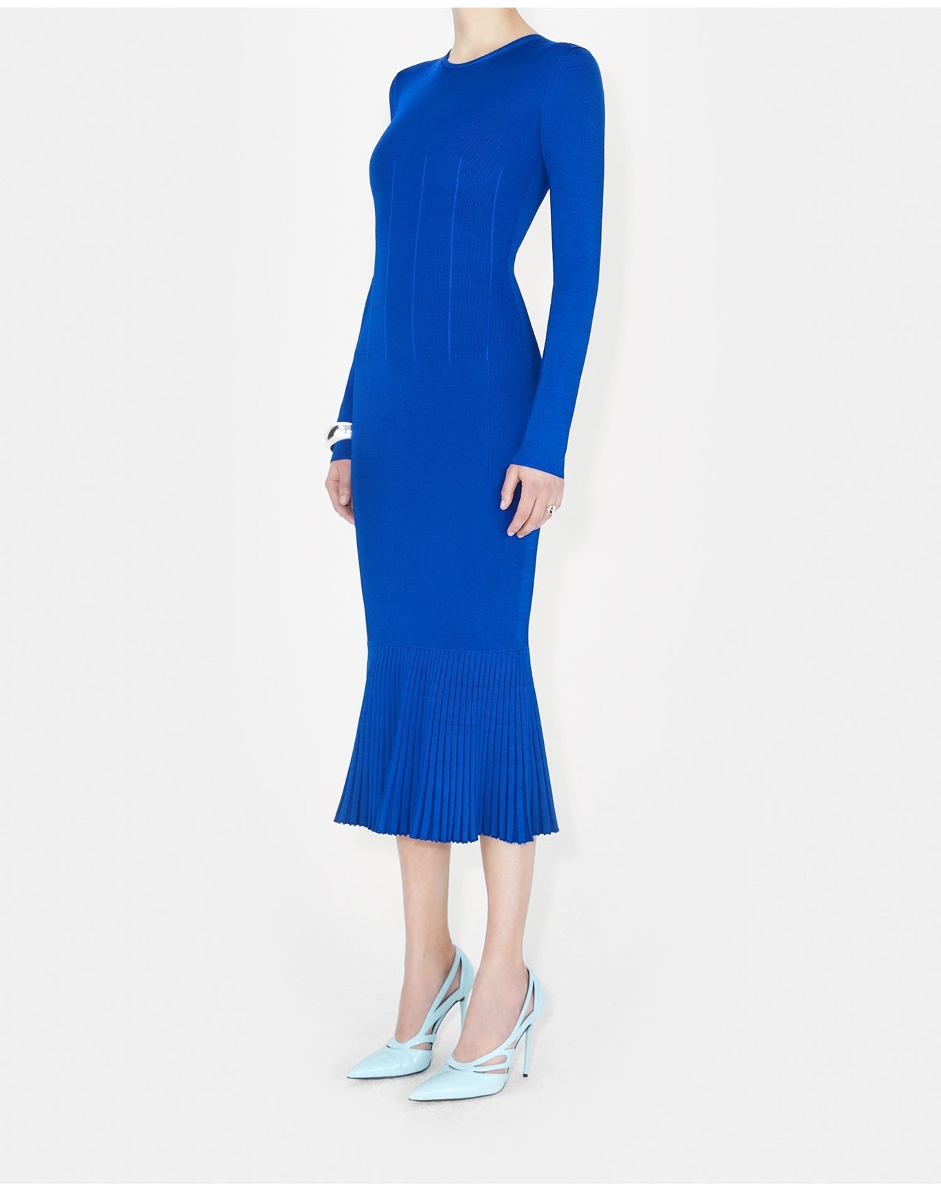 Crew Neck Atalanta Dress | Ocean