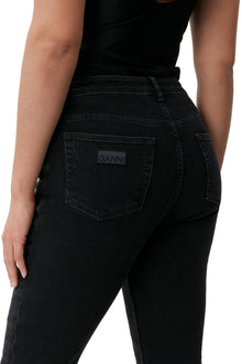 Cropped Jeans | Washed Black/Black