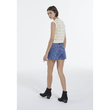 Cropped Shorts | Women | Blue Denim