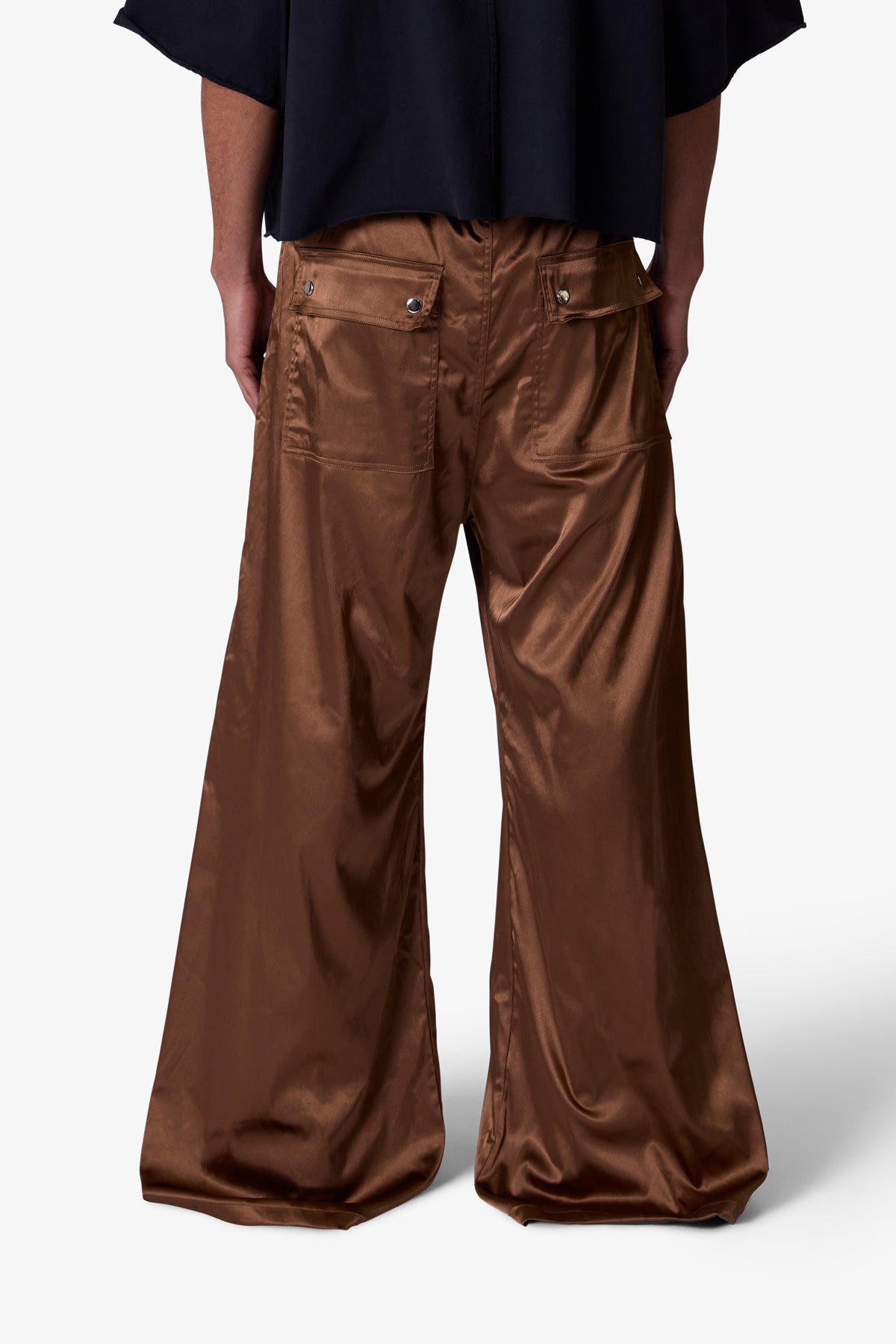 Cupro Rave Pants | Brown