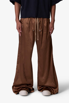 Cupro Rave Pants | Brown