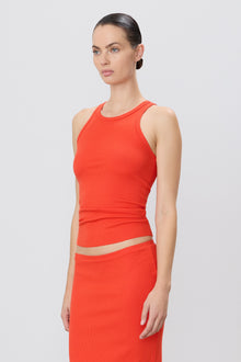HIGH NECK FITTED TANK - ETERNE