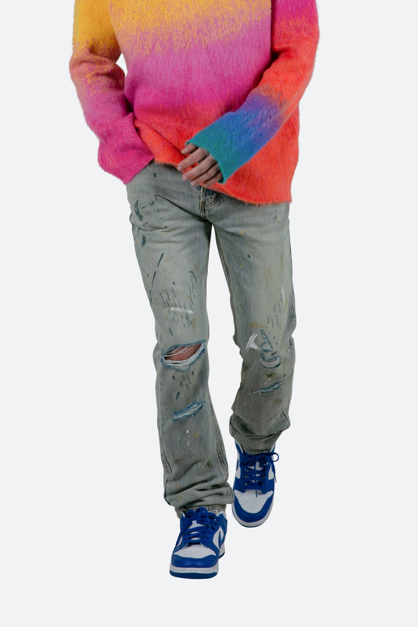 D492 Straight Denim | Blue