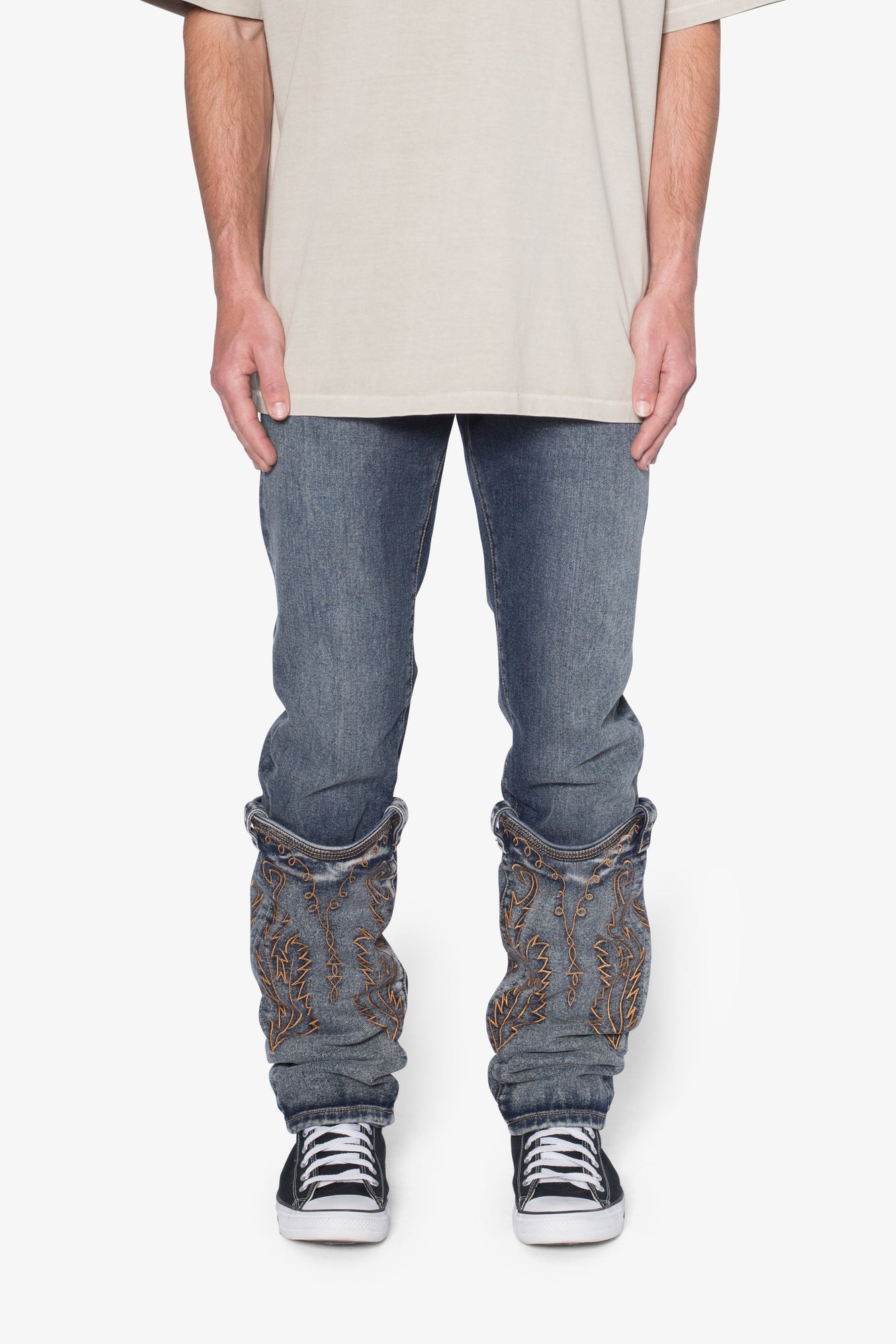 D663 Cowboy Denim | Black x Blue