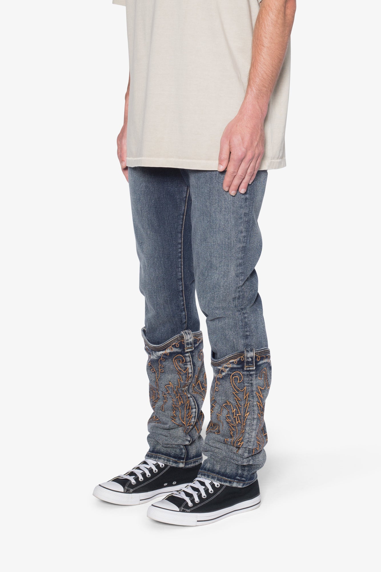 D663 Cowboy Denim | Black x Blue