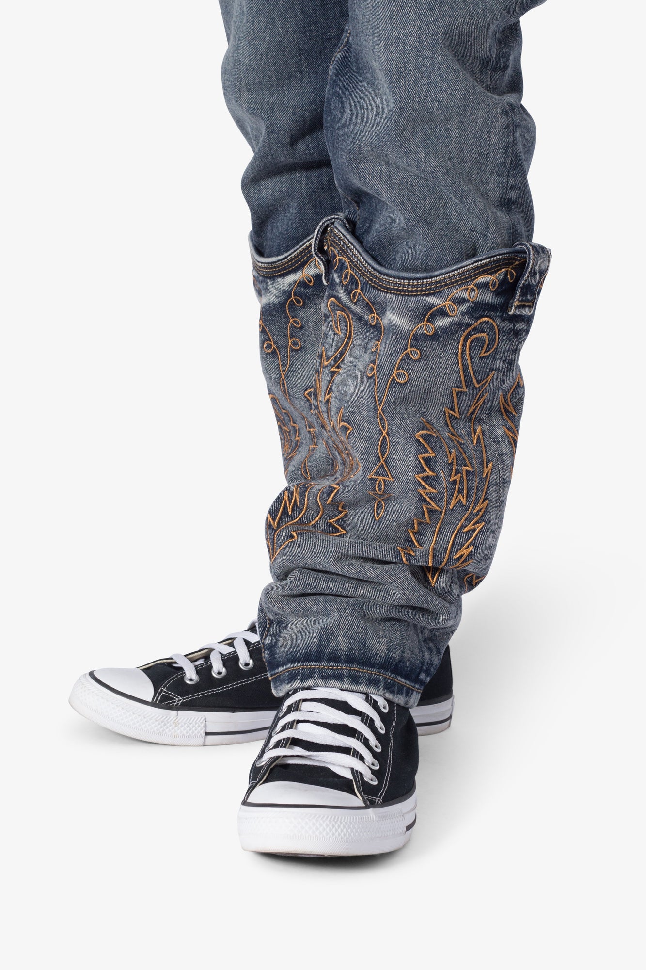 D663 Cowboy Denim | Black x Blue