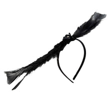 Girl | CocoFeather Black Headband | Beige