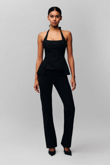 Womens | Carine Halter Top | Black