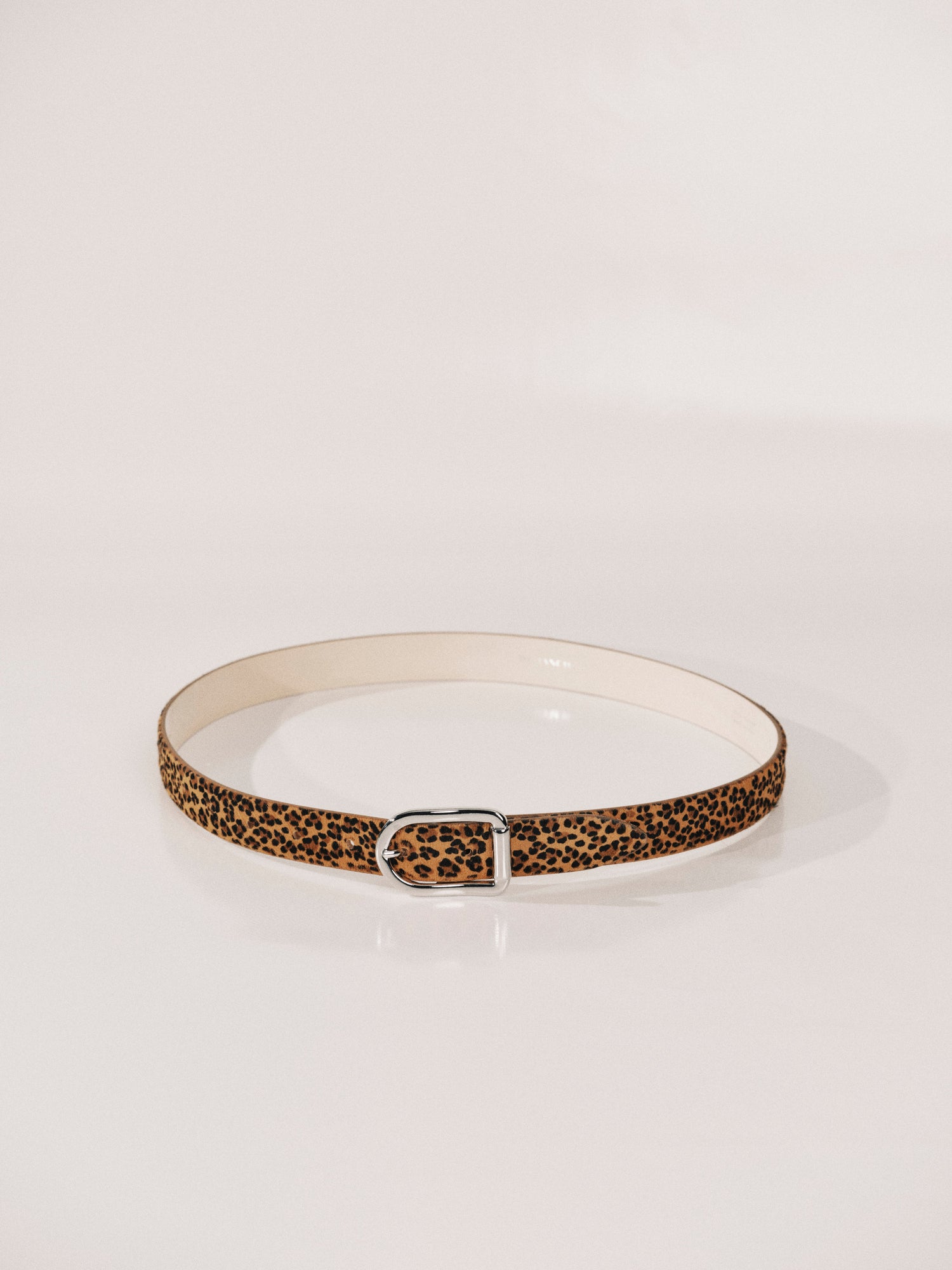 Mija Animal Belt | Cheetah & Silver
