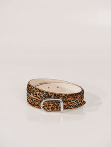 Mija Animal Belt | Cheetah & Silver