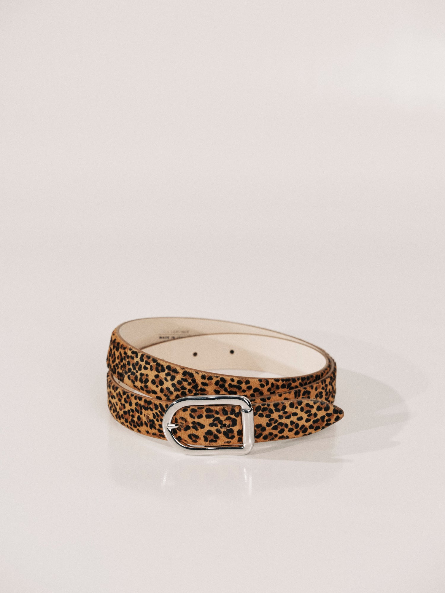 Mija Animal Belt | Cheetah & Silver