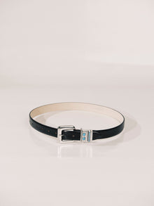 Mara Stone Black Turquoise Silver | Black & Turquoise & Silver
