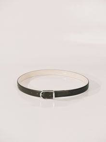 Mija Belt | Olive & Silver