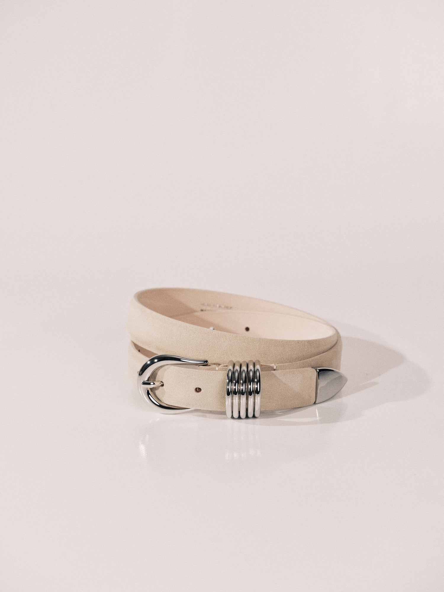 Hollyhock Chiffon Suede Silver | Chiffon Suede & Silver
