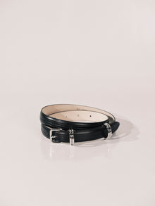 Constance Corduroy Leather Black Silver | Corduroy Black & Silver