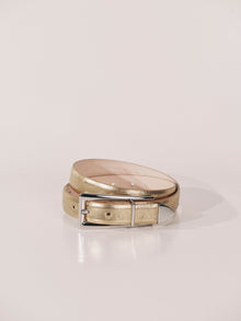 Mini Juergen Gold Ostrich Silver | Gold Ostrich & Silver