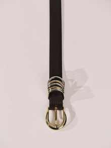 Hollyhock Date Brown Mixed Metal | Date Brown & Silver & 24K Gold