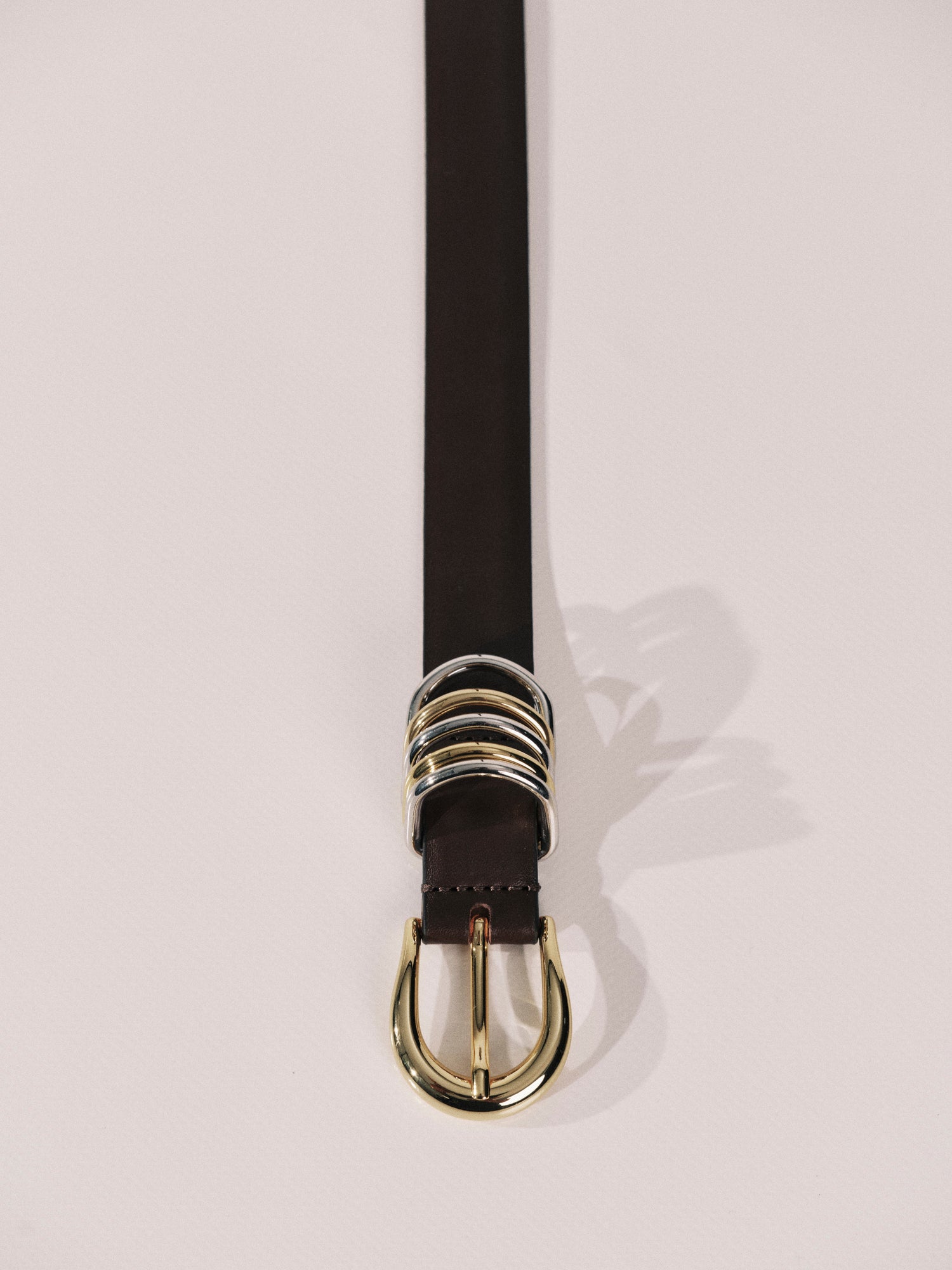 Hollyhock Date Brown Mixed Metal | Date Brown & Silver & 24K Gold