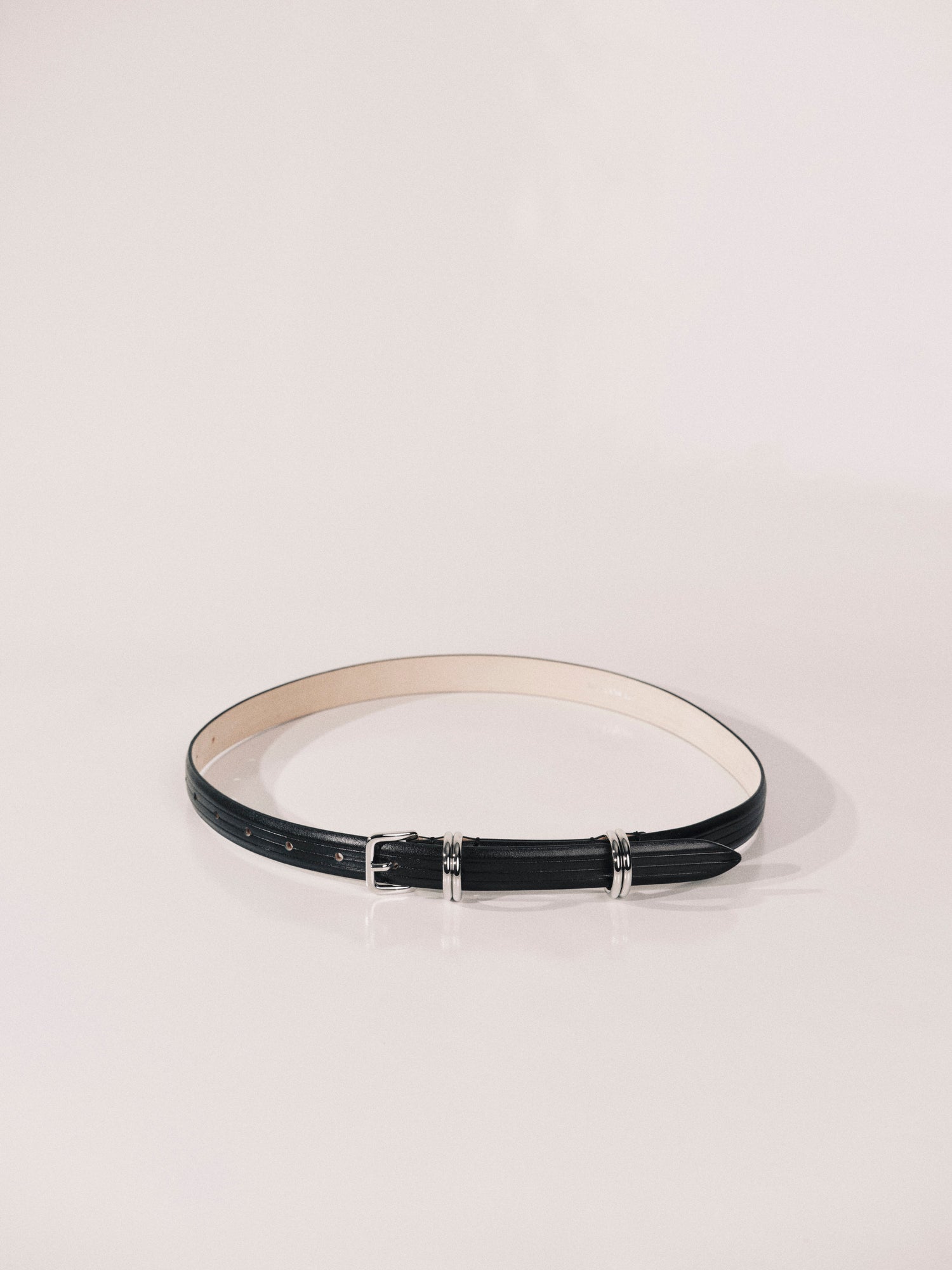 Constance Corduroy Leather Black Silver | Corduroy Black & Silver