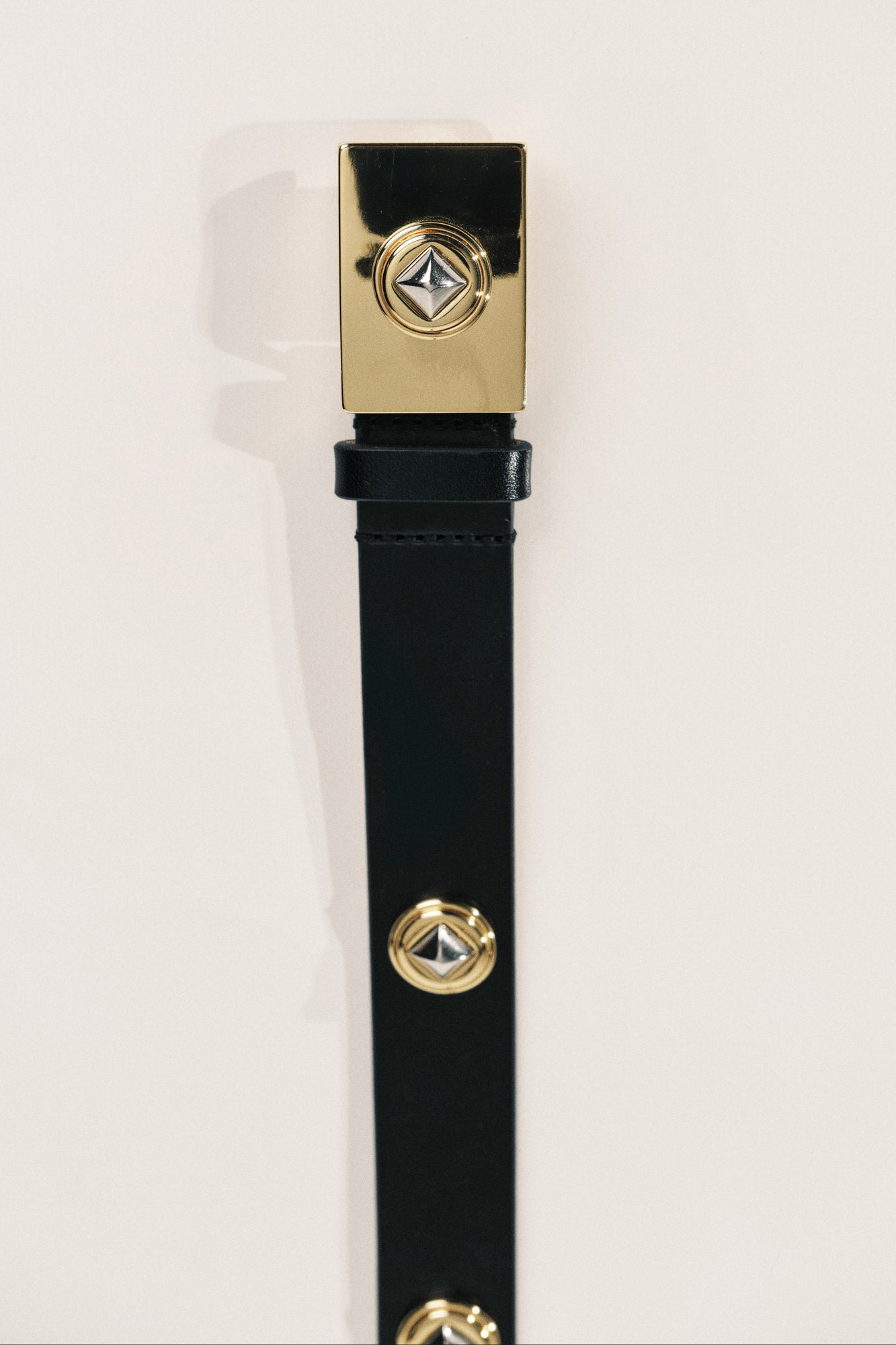 Medora Belt | Black & Mixed Metal