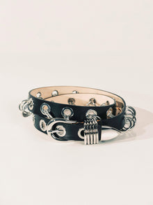 Revenge Belt | Black & Silver