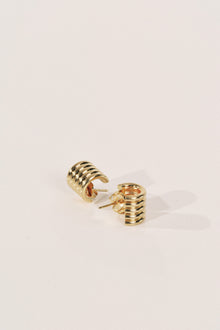 Hollyhock Earrings Small | Gold Vermeil