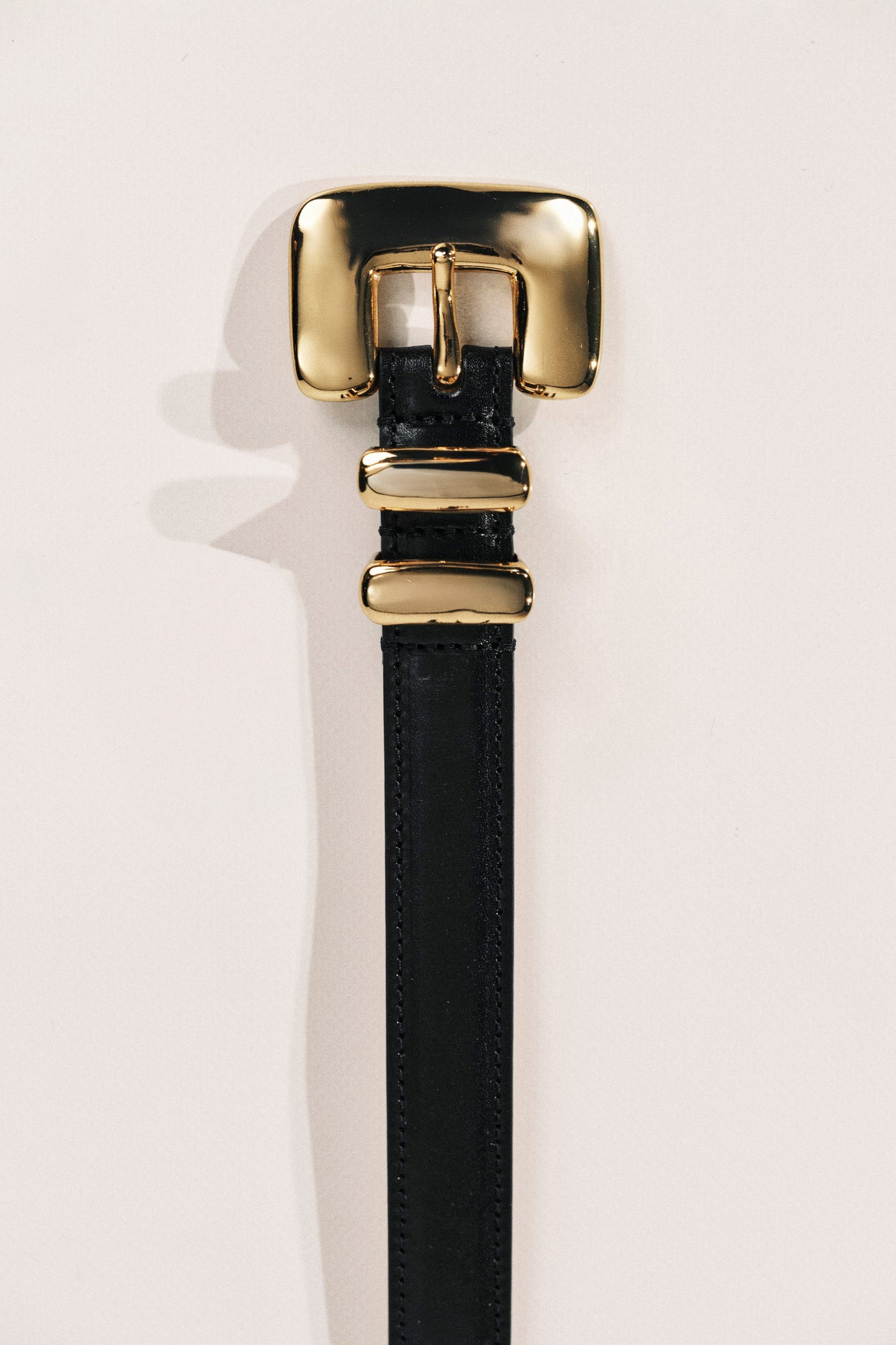 Tetra Belt | Black & 24K Gold
