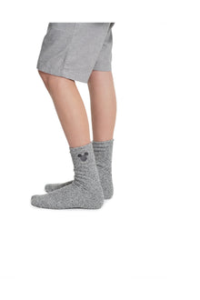Youth | Cozychic Classic Disney Mickey Mouse Socks | Cream/Carbon