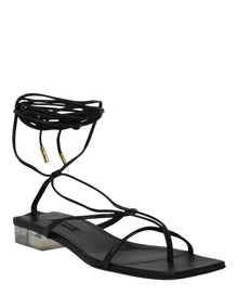 Versace | Lace-Up Sandals