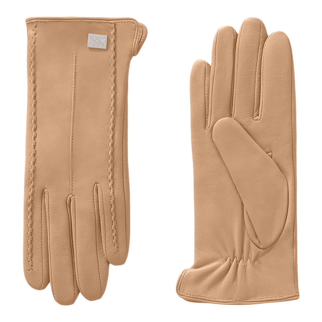 Dulce Wristlet Gloves Leather | Teak