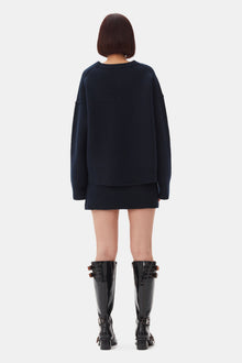 Dark Blue Mini Skirt | Sky Captain (V1)