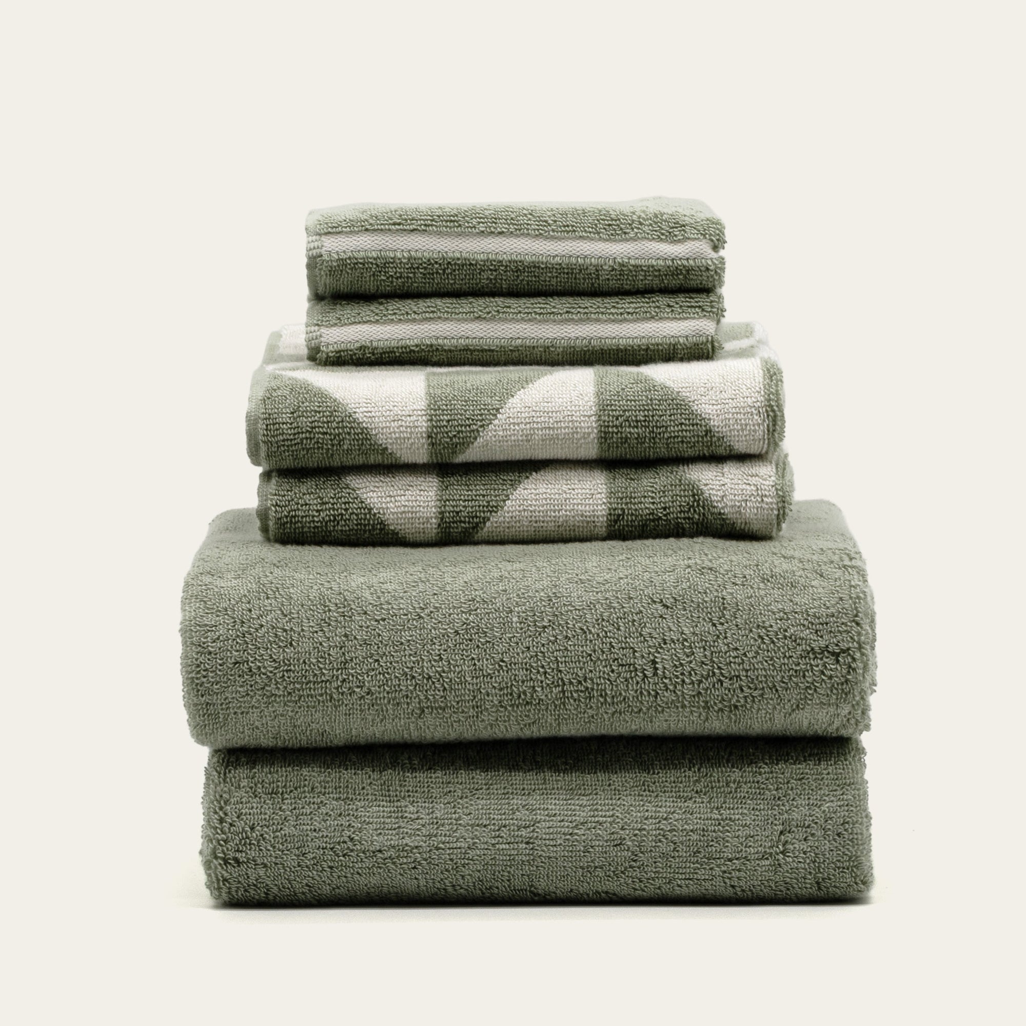 Umbra Australian Cotton Towels | Sage/Ecru