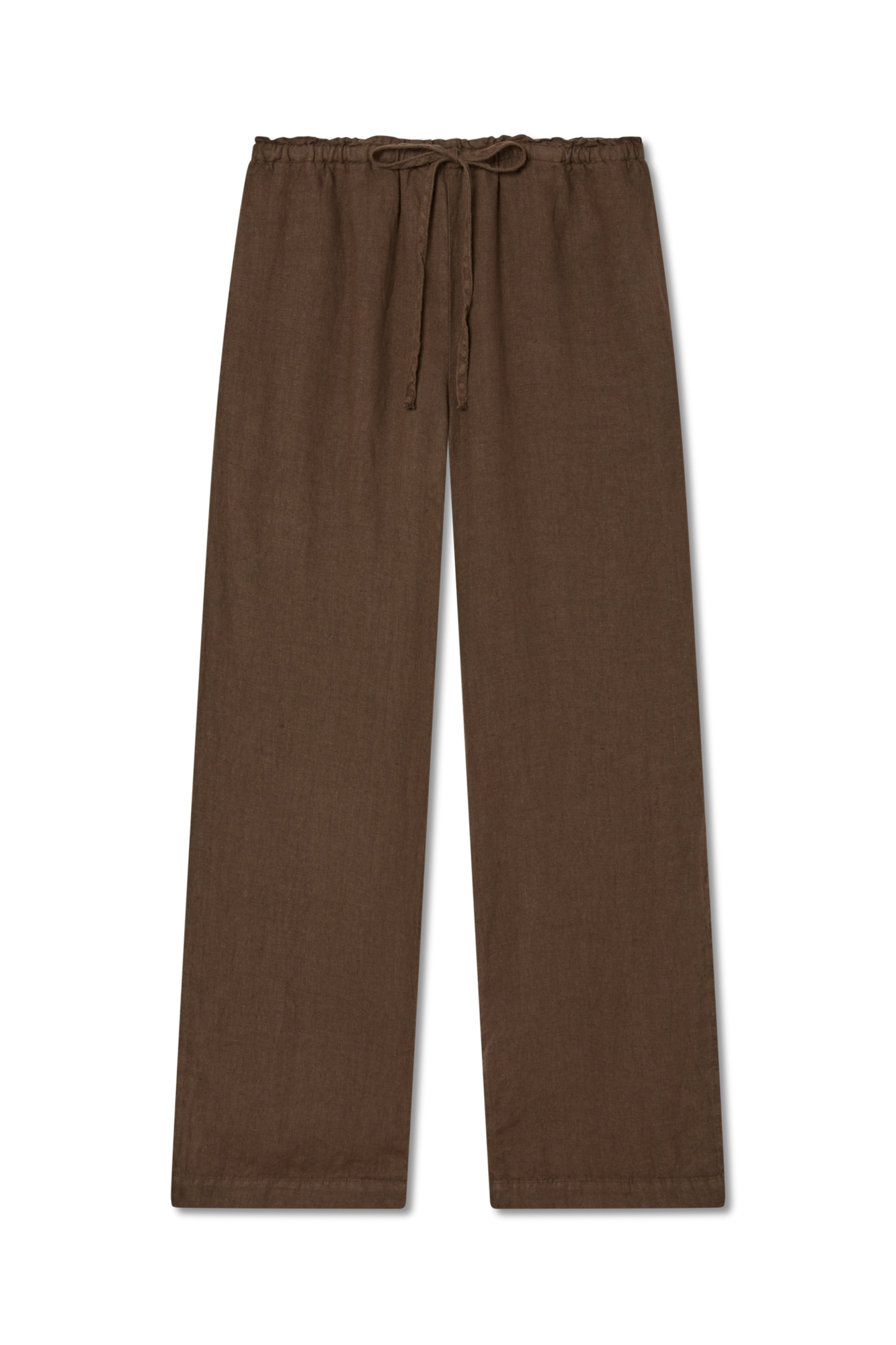 Delphine Linen Pant | Chestnut