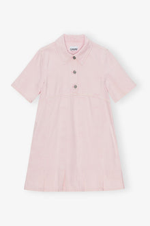 Denim Mini Dress | Chalk Pink