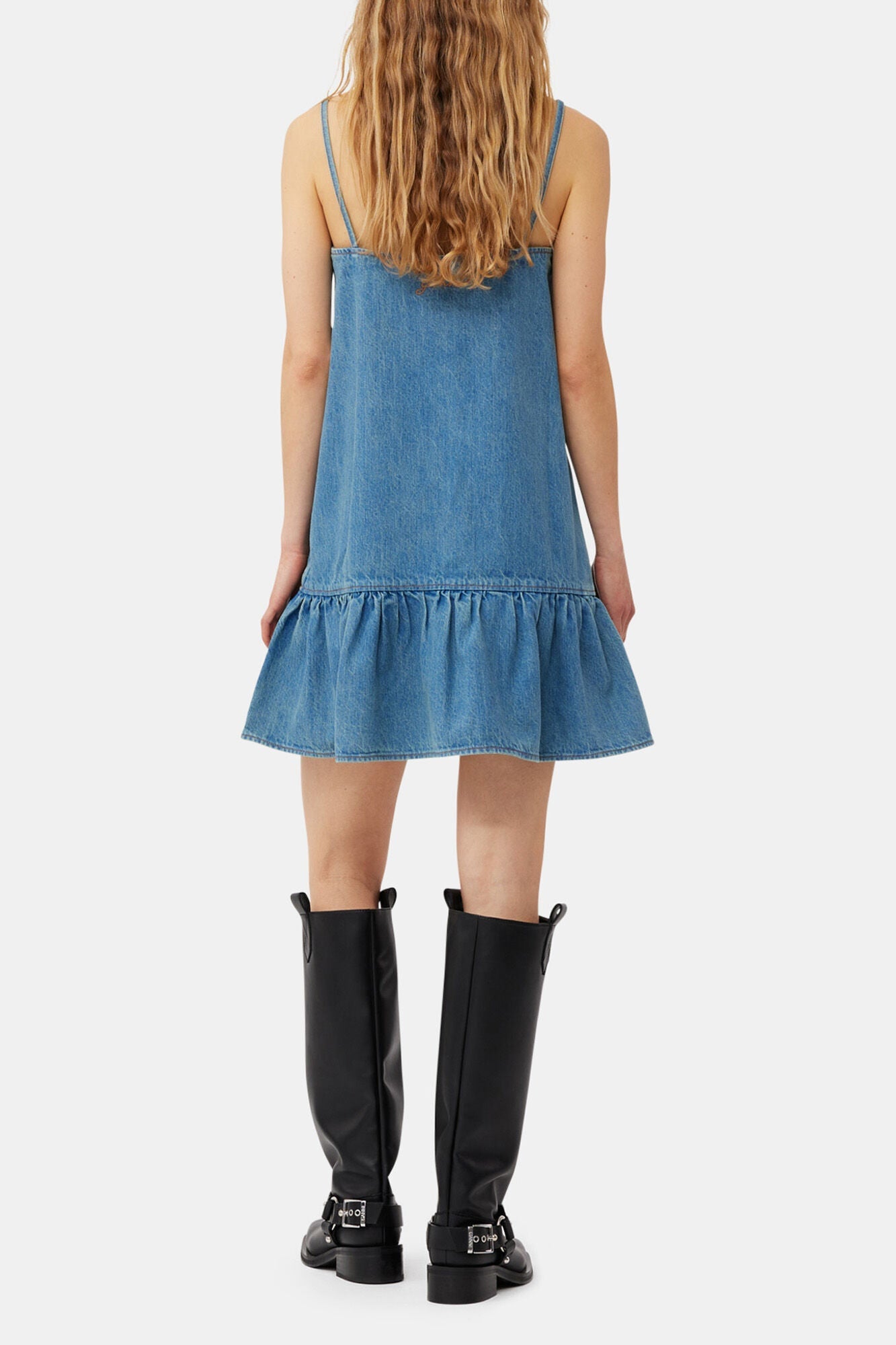 Denim Mini Dress | Tint Wash
