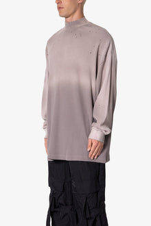 Destroyed Thermal L x S Tee | Mauve