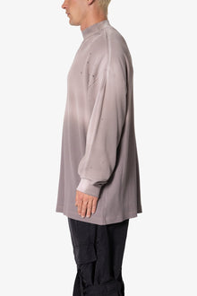 Destroyed Thermal L x S Tee | Mauve