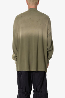 Destroyed Thermal L x S Tee | Vintage Olive