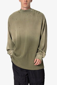 Destroyed Thermal L x S Tee | Vintage Olive