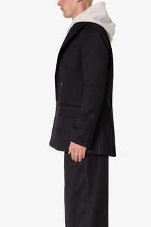 Double Breasted Suit Jacket | Black