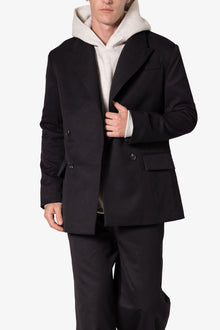 Double Breasted Suit Jacket | Black