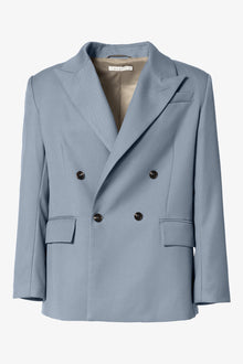 Double Breasted Suit Jacket | Teal