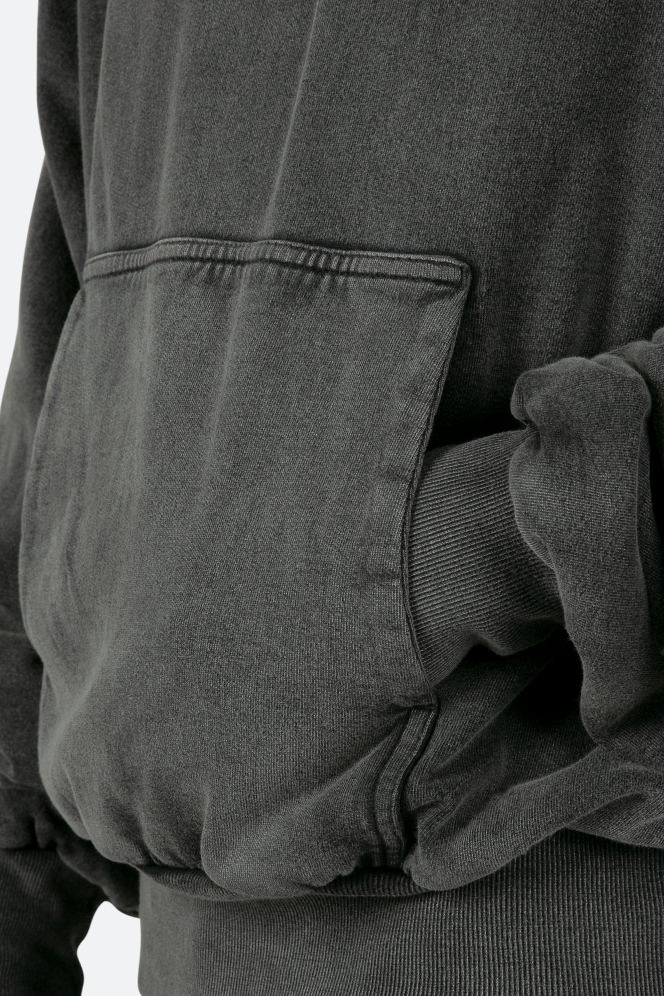 Double Layer Hoodie | Vintage Black