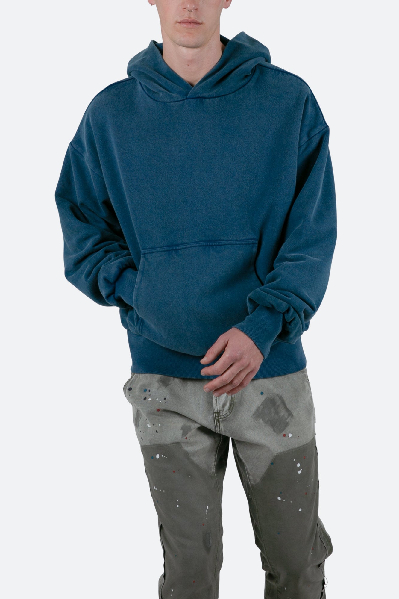Double Layer Hoodie | Vintage Navy