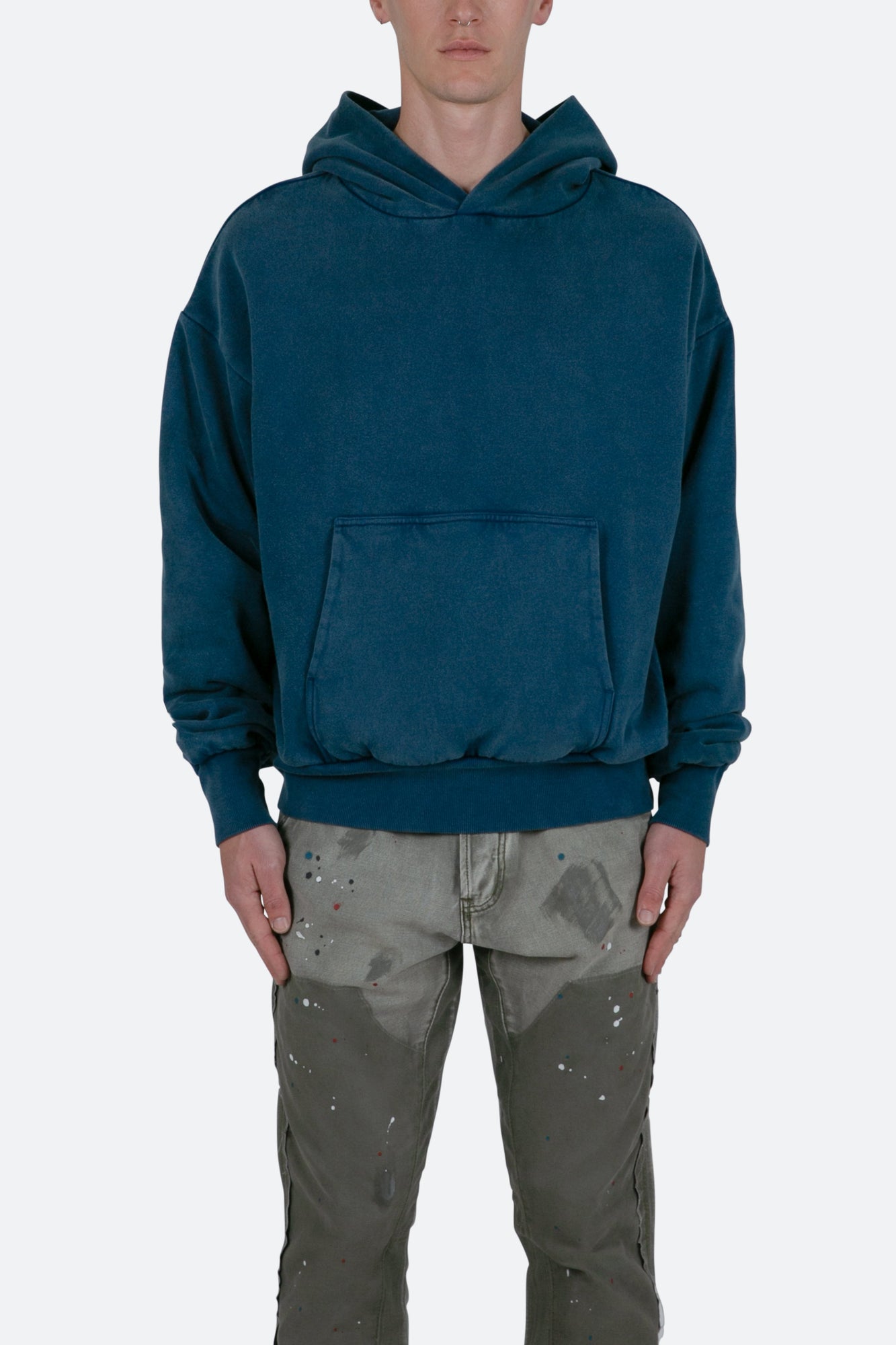 Double Layer Hoodie | Vintage Navy