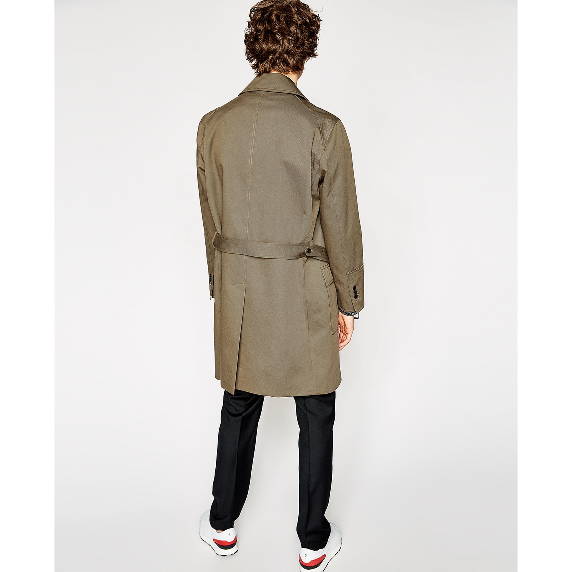 Double-Breasted Trench Coat | Men | Camel