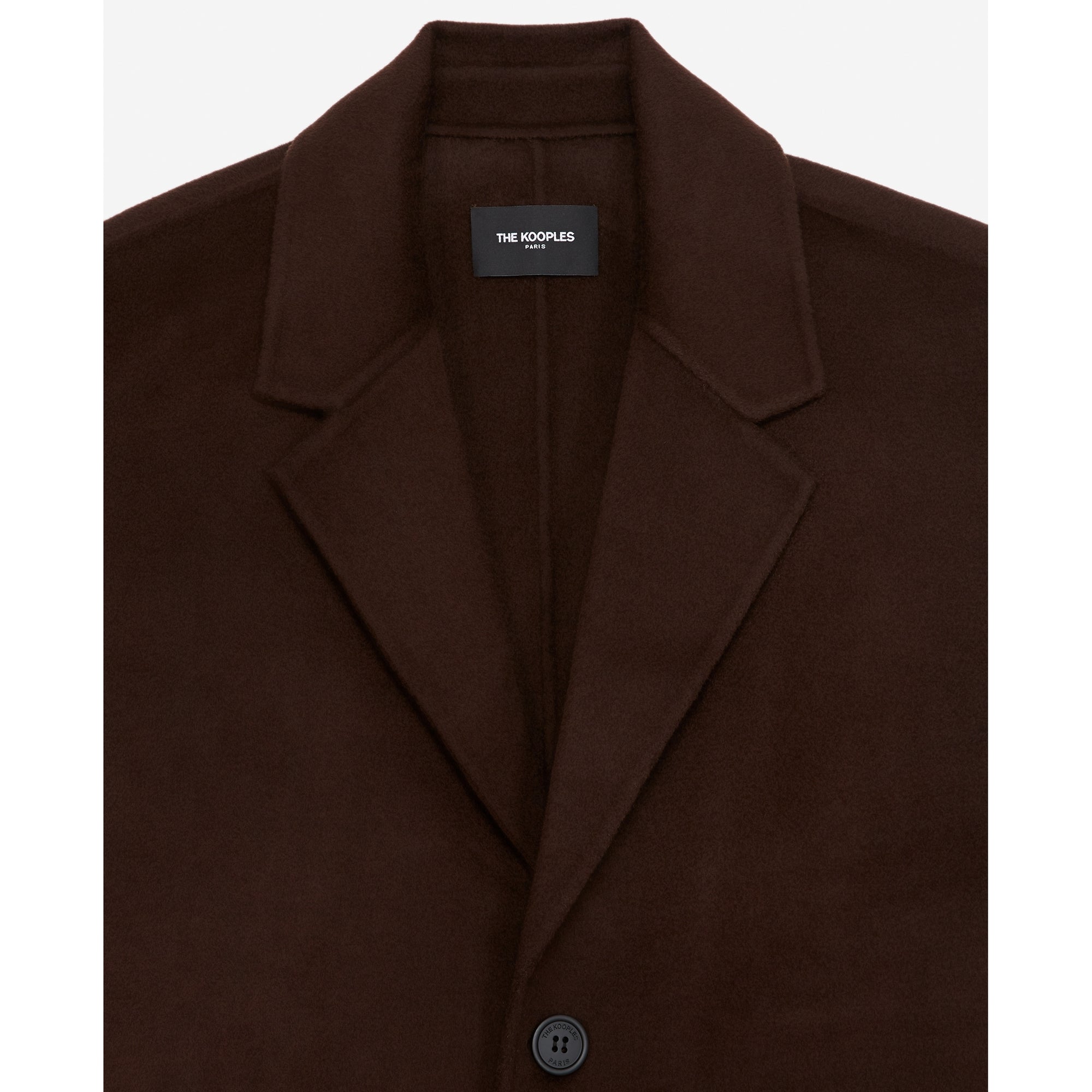 Double-Faced Wool Coat | Men | Brown