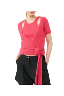 Drapey Melange Shorts | Black